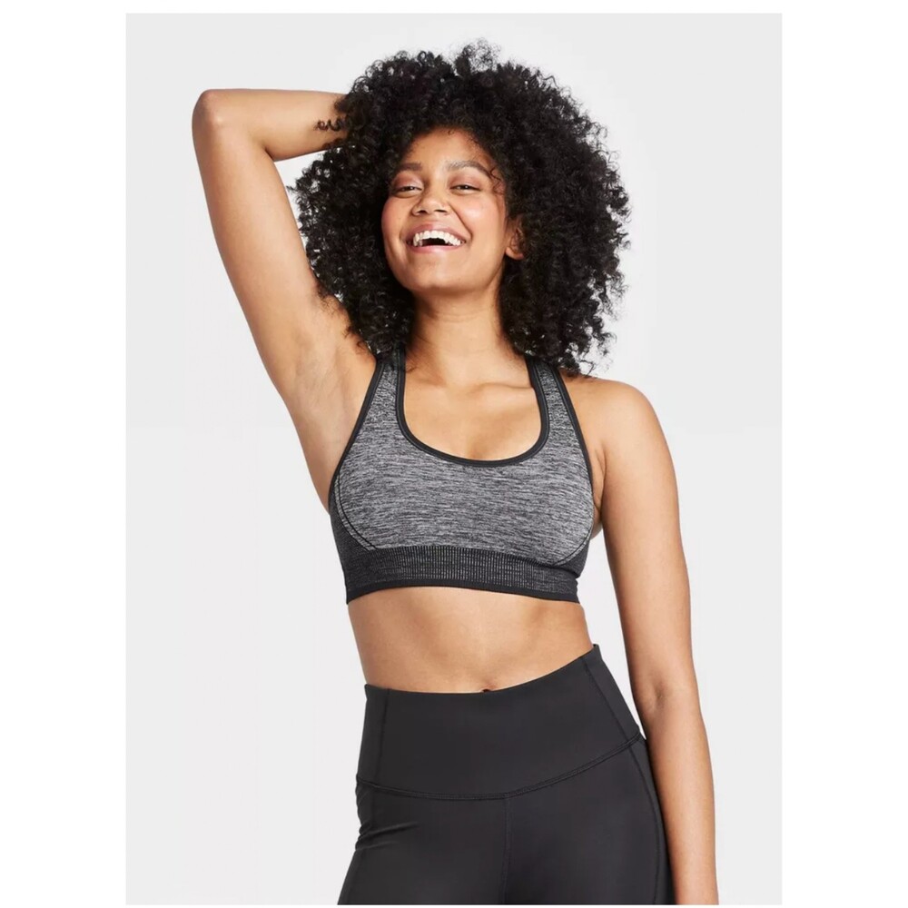 Support Seamless Racerback Sports Bra Sz L